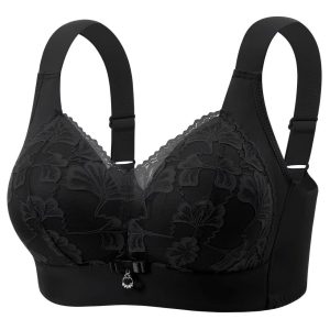 China Wireless Bra Full Coverage Foam Bra- Black