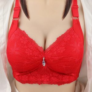 China Eye catching Round Shape Bra (Red)