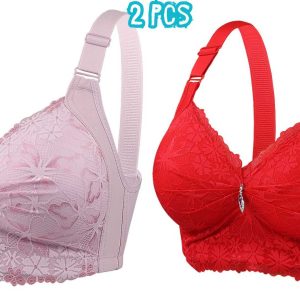 π 2-Pcs China Eye Catching Round Shape Bra β Onion & Red